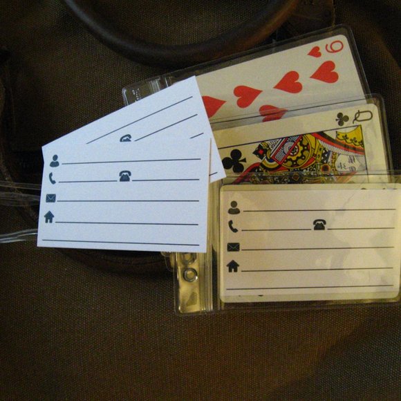 ✈️ Eastern Airlines Vintage Cards Luggage Tags (3) - Picture 5 of 5